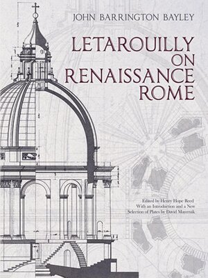 cover image of Letarouilly on Renaissance Rome